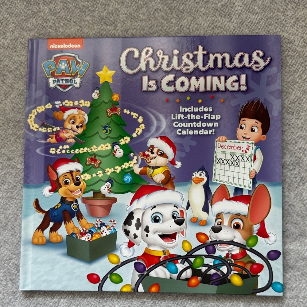 Nickelodeon PAW Patrol Christmas Countdown Calendar - Purple and Red
